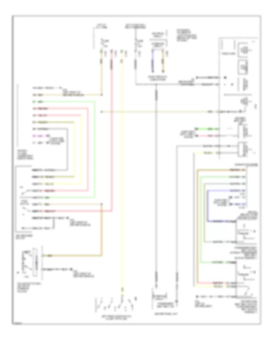 Chime Wiring Diagram, Except Evolution for Mitsubishi Lancer GTS 2008