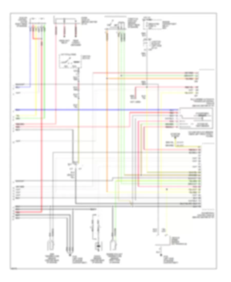 2.4L DOHC, Engine Performance Wiring Diagrams (2 of 2) for Mitsubishi Galant ES 1995