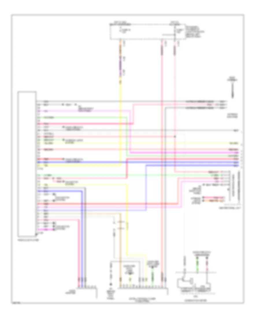 Radio Wiring Diagram Except Evolution without Multi Communication System with Amplifier 1 of 2 for Mitsubishi Lancer SE 2012