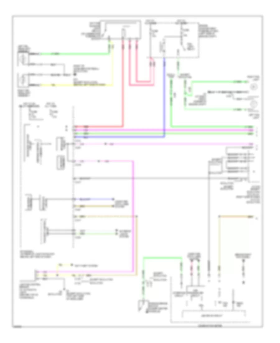 Headlights Wiring Diagram with High Intensity Discharge 1 of 2 for Mitsubishi Lancer SE 2012