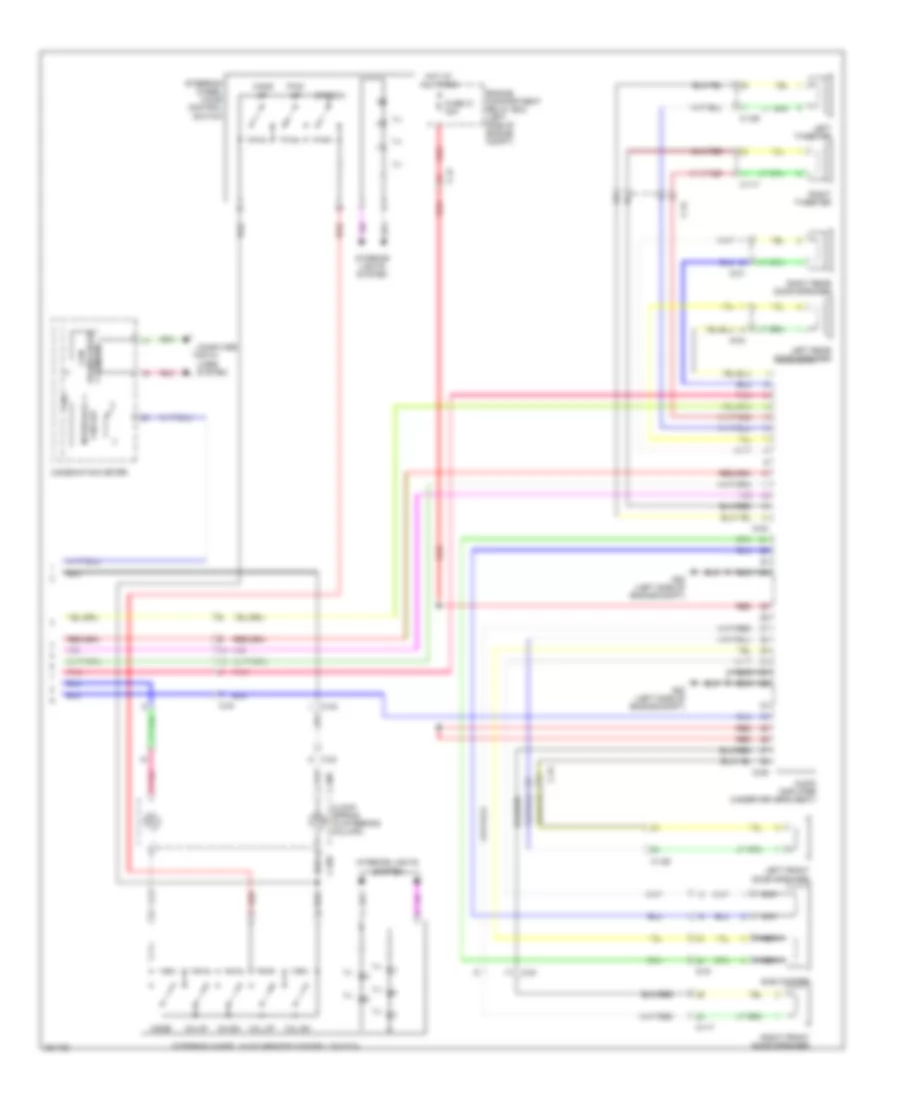Radio Wiring Diagram Evolution without Multi Communication System with Amplifier 2 of 2 for Mitsubishi Lancer SE 2012