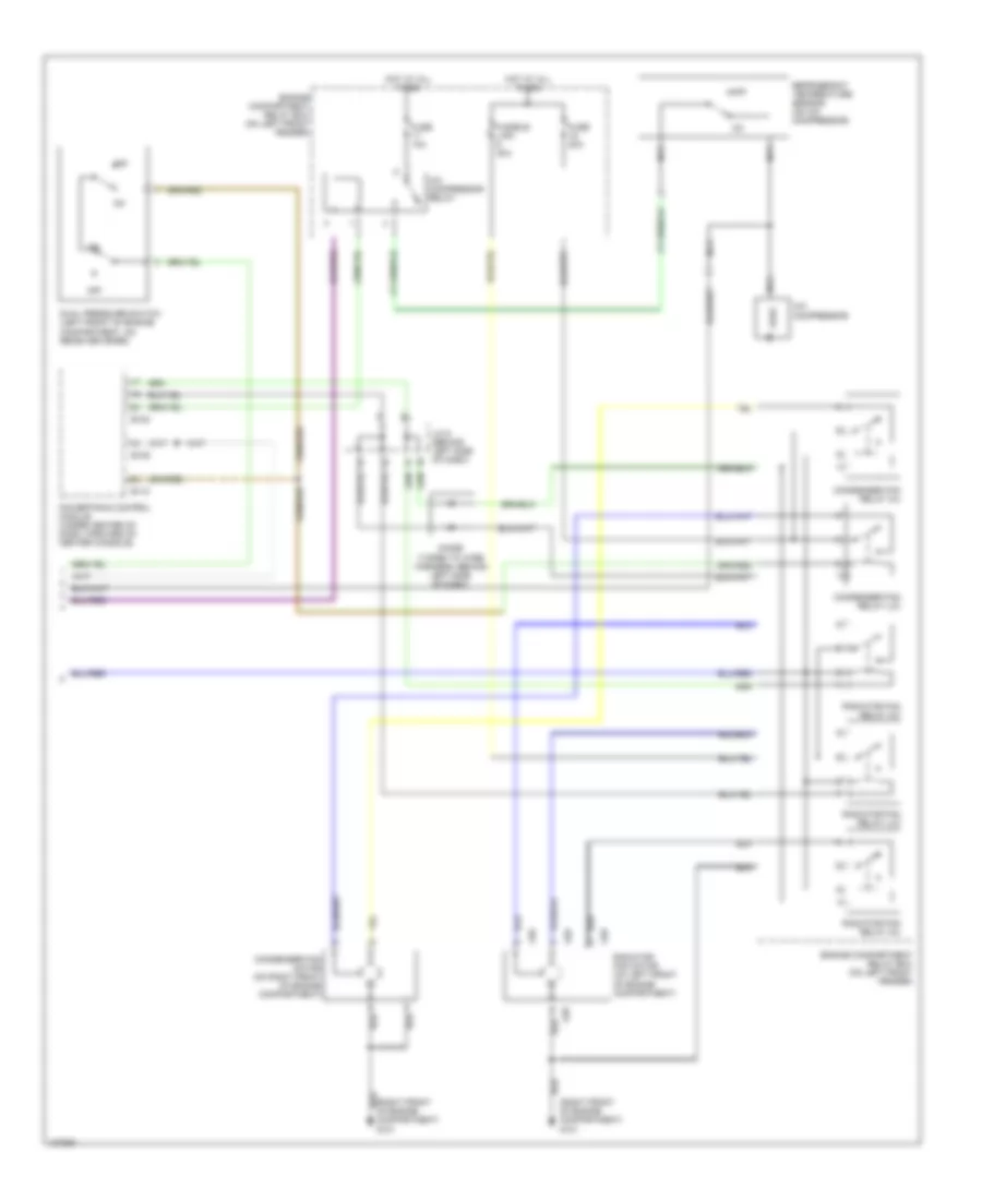 Automatic A C Wiring Diagram 2 of 2 for Mitsubishi Diamante LS 2000