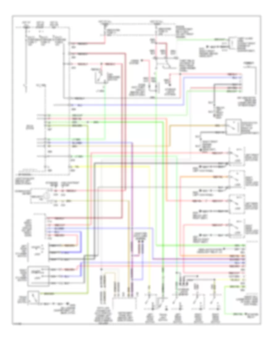 Forced Entry Wiring Diagram for Mitsubishi Diamante LS 2000
