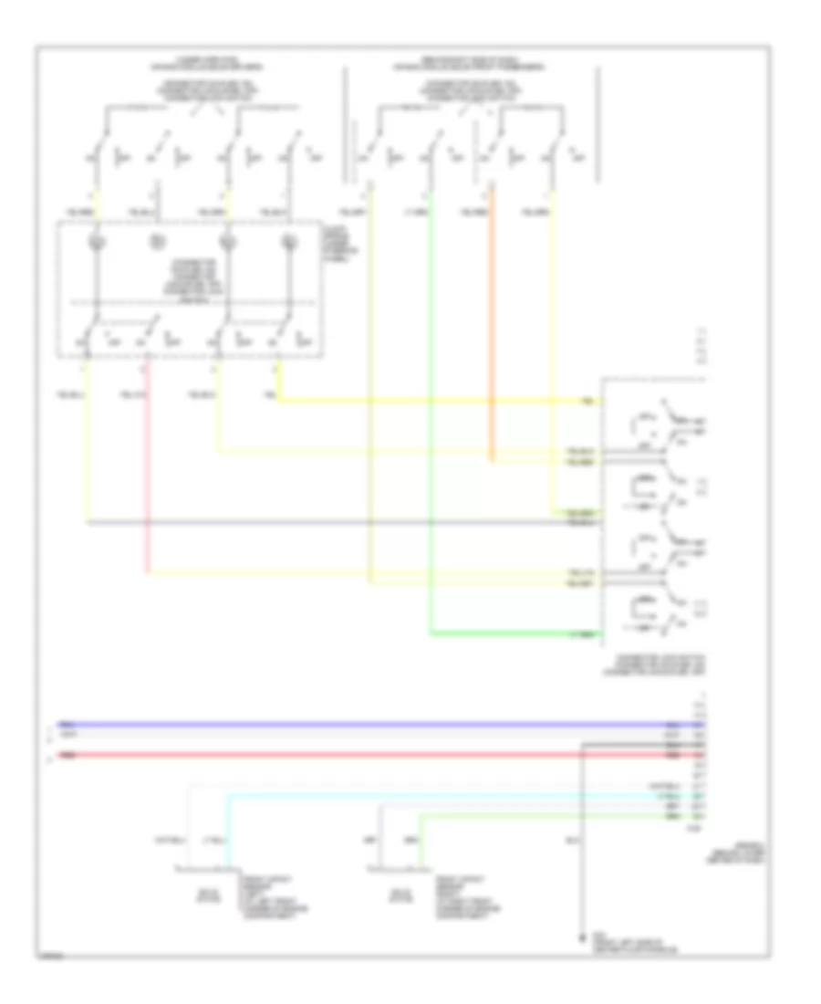 Supplemental Restraints Wiring Diagram (4 of 4) for Mitsubishi Outlander ES 2008