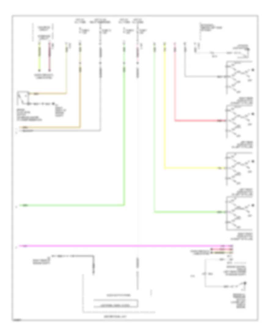 Instrument Cluster Wiring Diagram (2 of 2) for Mitsubishi Outlander ES 2012