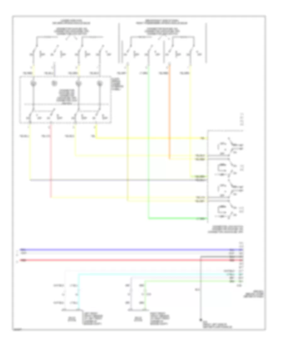 Supplemental Restraints Wiring Diagram 4 of 4 for Mitsubishi Outlander ES 2012