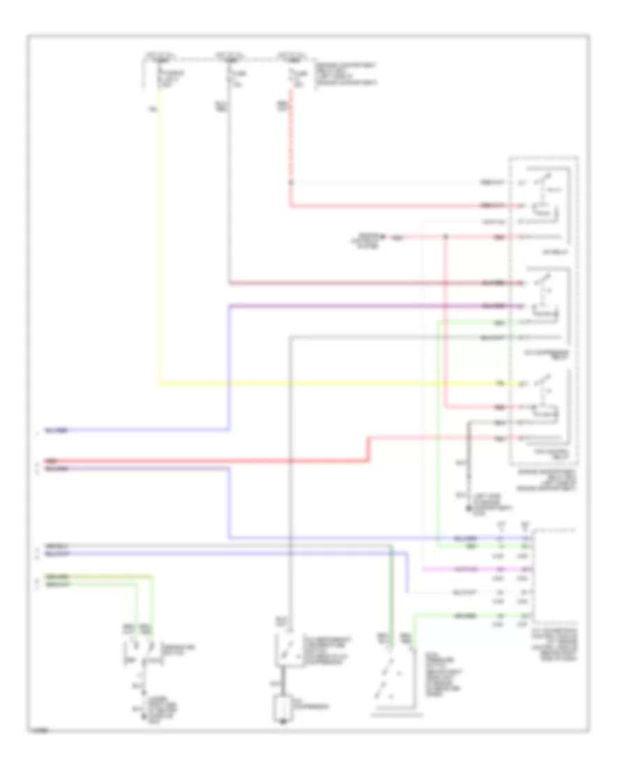 2.4L, Manual AC Wiring Diagram (2 of 2) for Mitsubishi Eclipse GS 2000