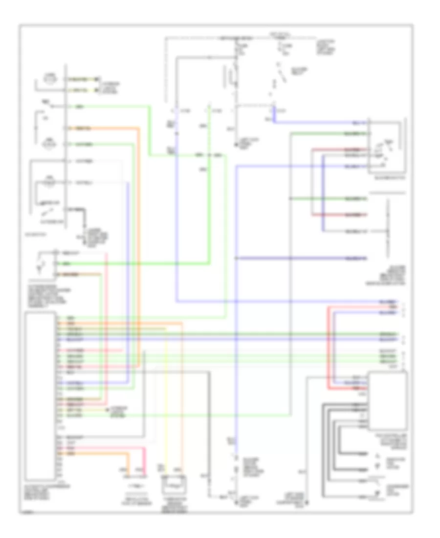 3.0L, Manual AC Wiring Diagram (1 of 2) for Mitsubishi Eclipse GS 2000