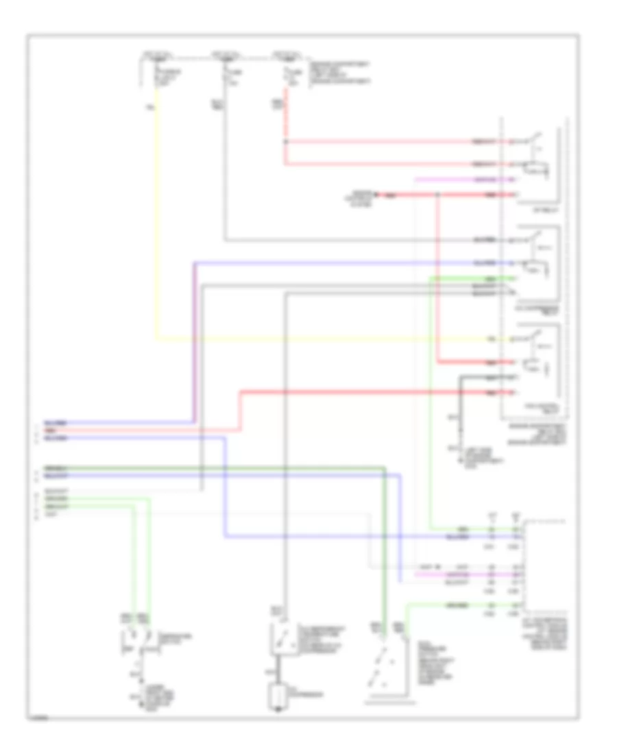 3.0L, Manual AC Wiring Diagram (2 of 2) for Mitsubishi Eclipse GS 2000