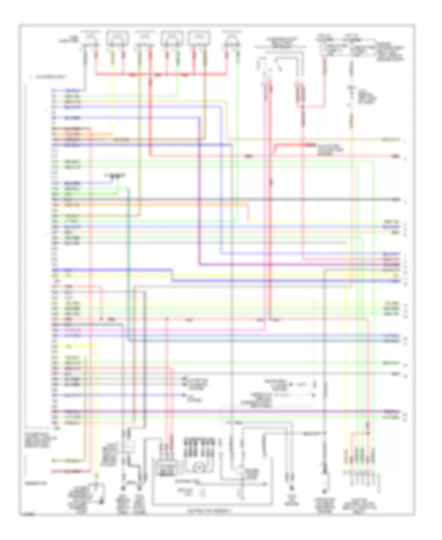 3 0L Engine Performance Wiring Diagrams with Sportronic 1 of 4 for Mitsubishi Eclipse GS 2000