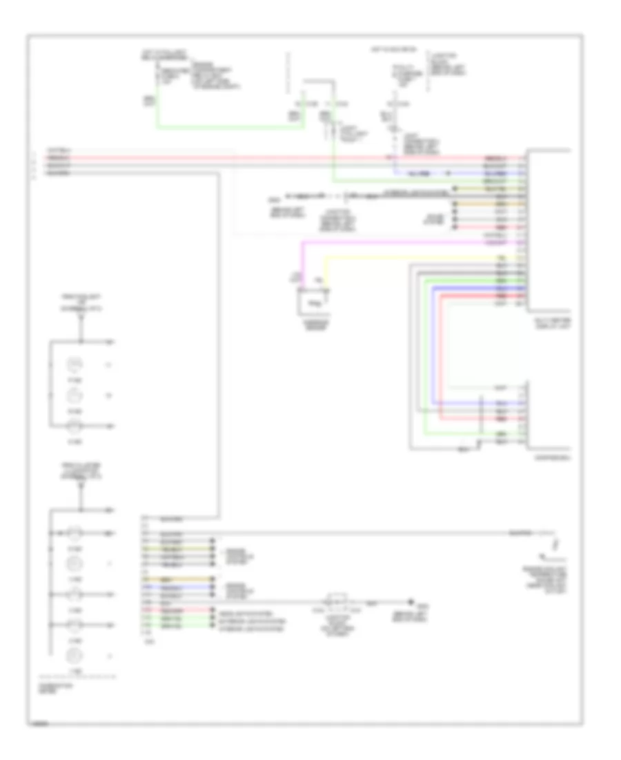 Instrument Cluster Wiring Diagram 2 of 2 for Mitsubishi Eclipse GS 2000