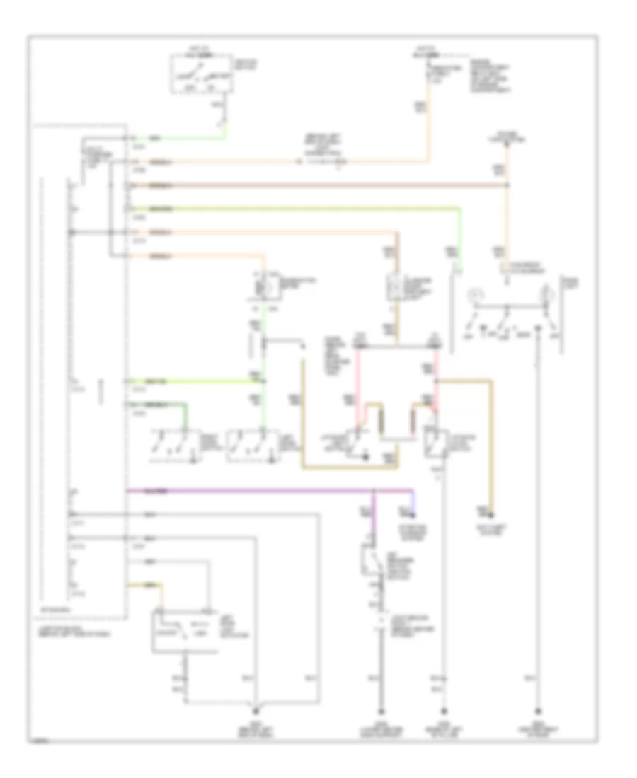 Courtesy Lamps Wiring Diagram for Mitsubishi Eclipse GS 2000