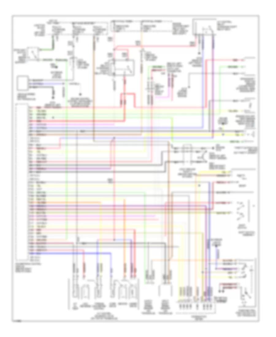 A T Wiring Diagram with Sportronic for Mitsubishi Eclipse GS 2000