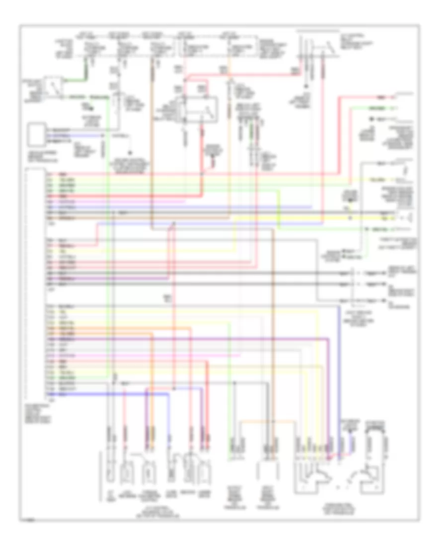 A T Wiring Diagram without Sportronic for Mitsubishi Eclipse GS 2000