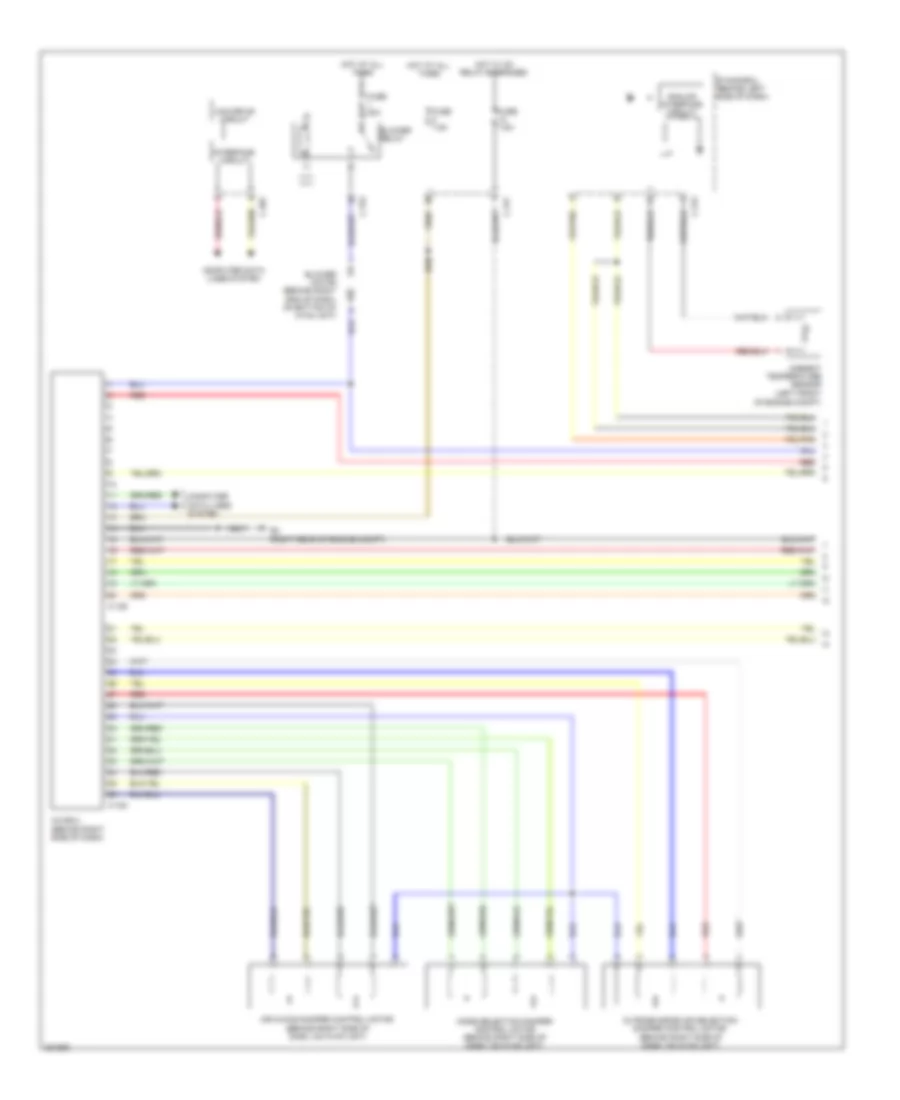 3.0L, Automatic AC Wiring Diagram (1 of 3) for Mitsubishi Outlander GT 2012