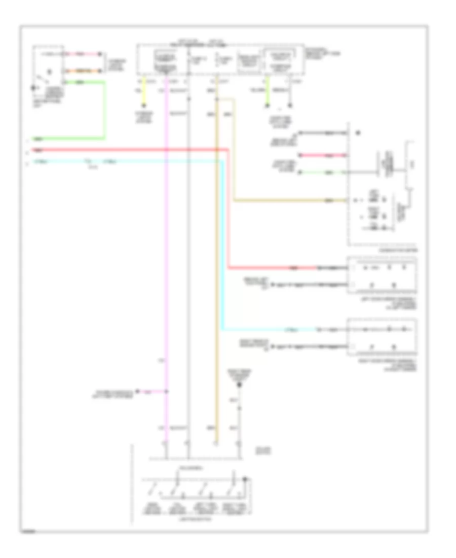 Exterior Lamps Wiring Diagram 2 of 2 for Mitsubishi Outlander GT 2012