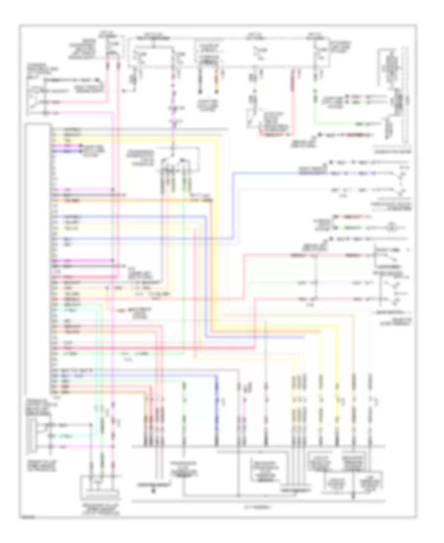 2 4L A T Wiring Diagram for Mitsubishi Outlander GT 2012
