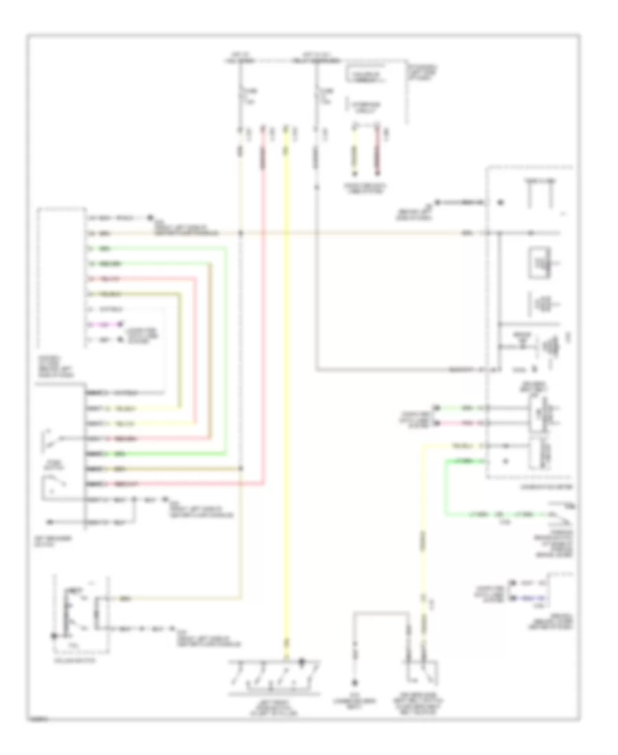 Chime Wiring Diagram for Mitsubishi Outlander GT 2012
