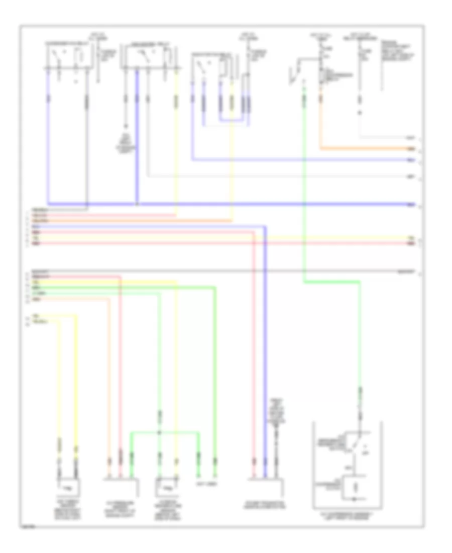 2.4L, Automatic AC Wiring Diagram (2 of 3) for Mitsubishi Outlander SE 2008