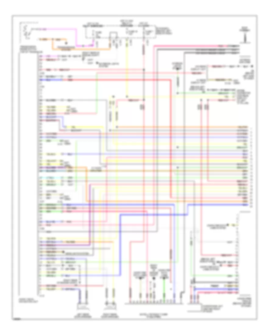 Navigation Wiring Diagram 1 of 3 for Mitsubishi Outlander SE 2008