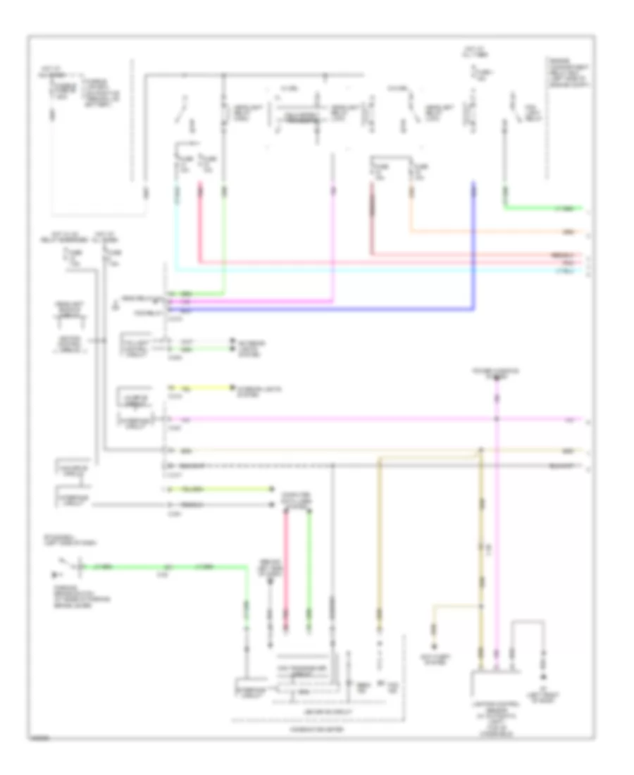 Headlights Wiring Diagram without High Intensity Discharge 1 of 2 for Mitsubishi Outlander SE 2012