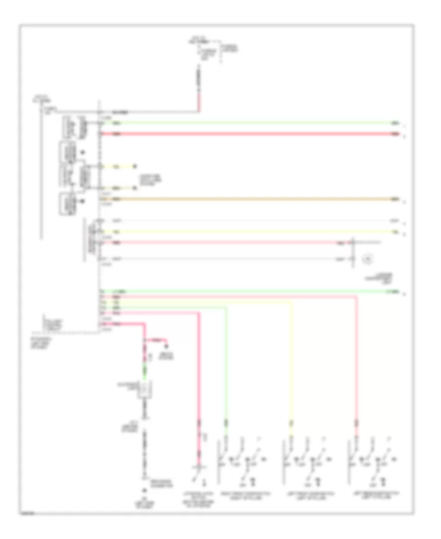 Courtesy Lamps Wiring Diagram 1 of 2 for Mitsubishi Outlander Sport ES 2012