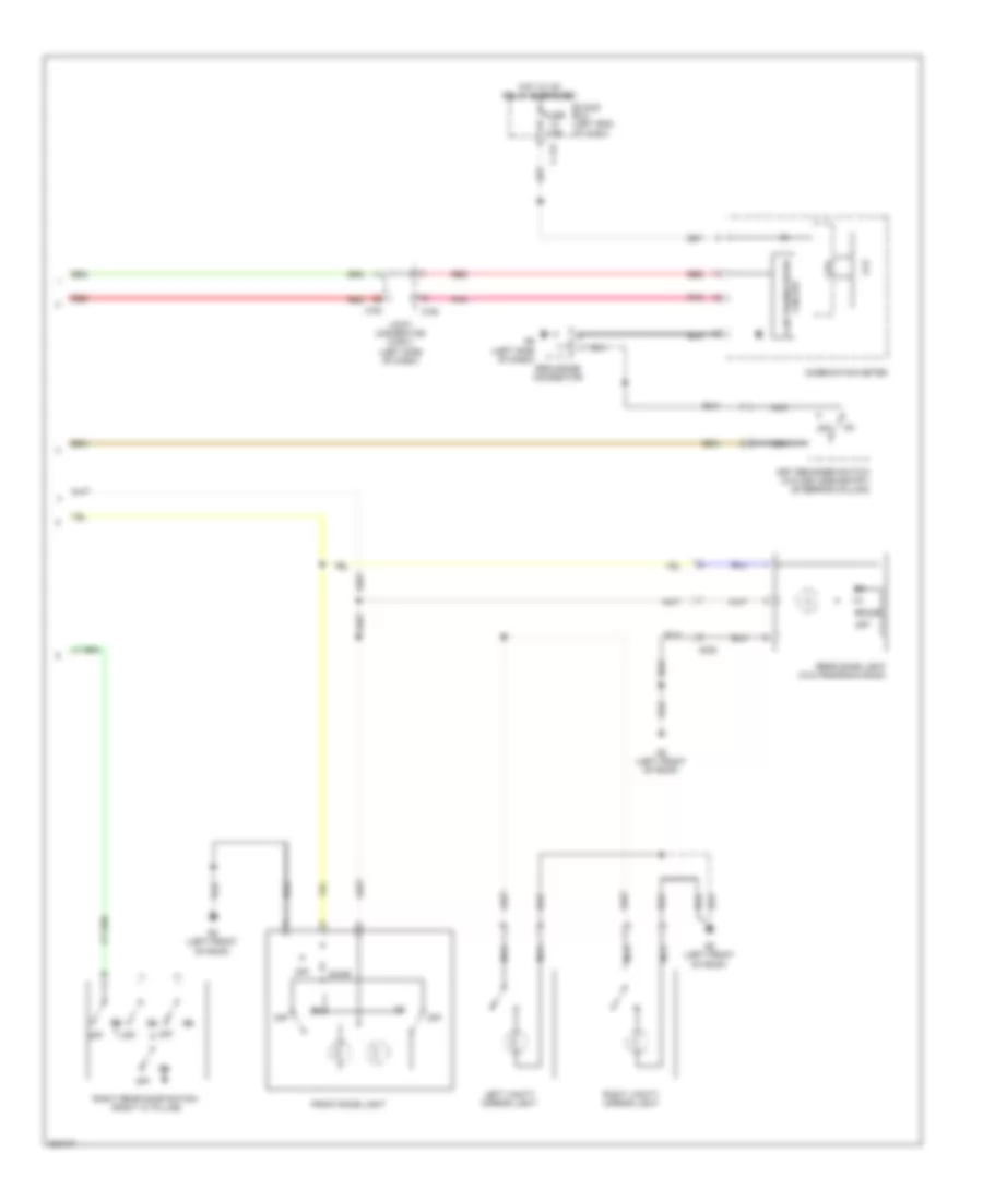 Courtesy Lamps Wiring Diagram (2 of 2) for Mitsubishi Outlander Sport ES 2012
