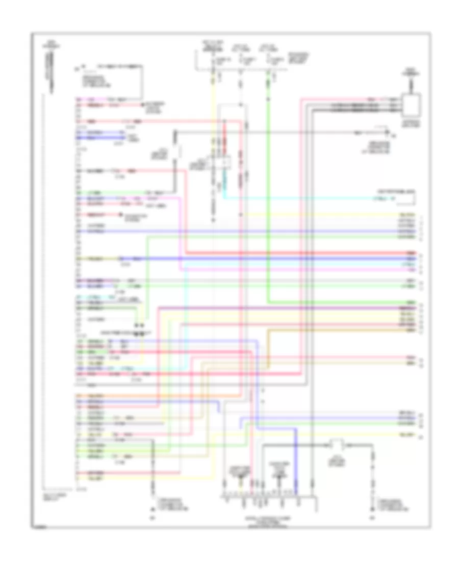 Navigation Wiring Diagram 1 of 3 for Mitsubishi Outlander Sport ES 2012
