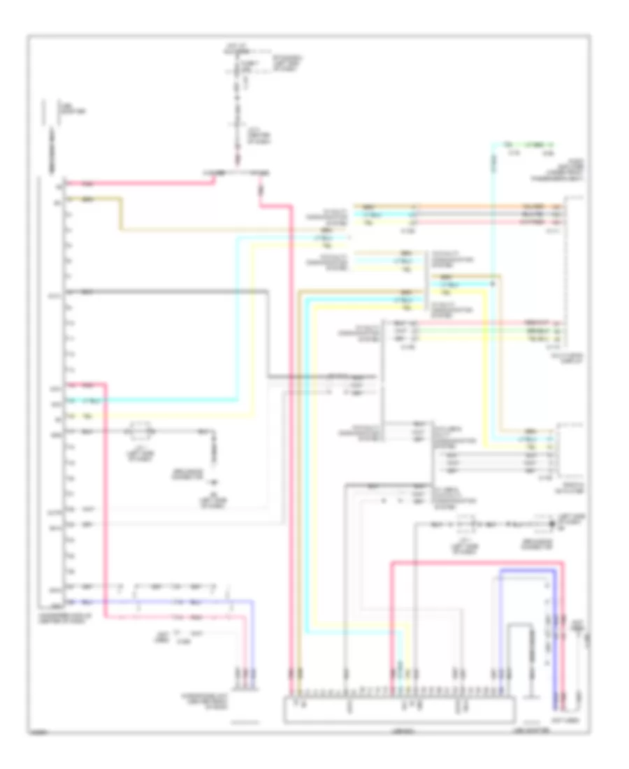 Navigation Wiring Diagram 2 of 3 for Mitsubishi Outlander Sport ES 2012