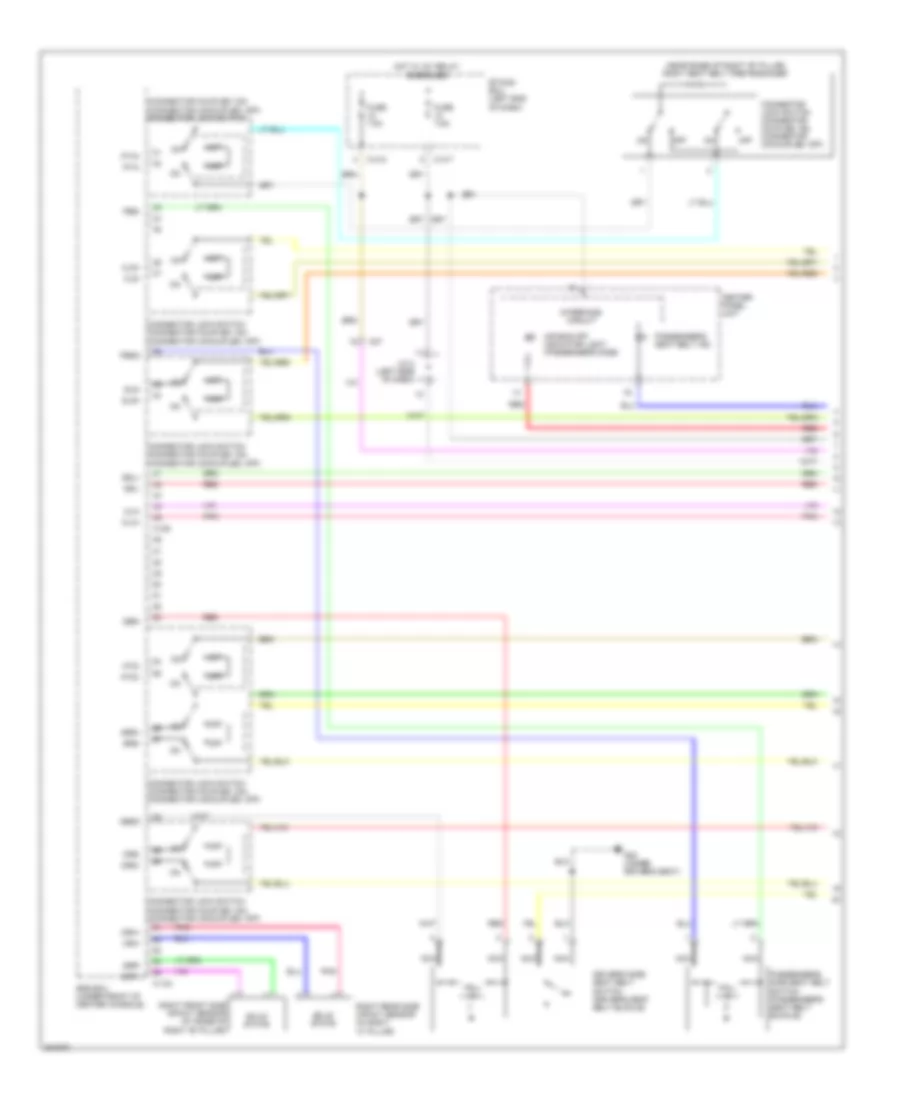 Supplemental Restraints Wiring Diagram 1 of 4 for Mitsubishi Outlander Sport ES 2012
