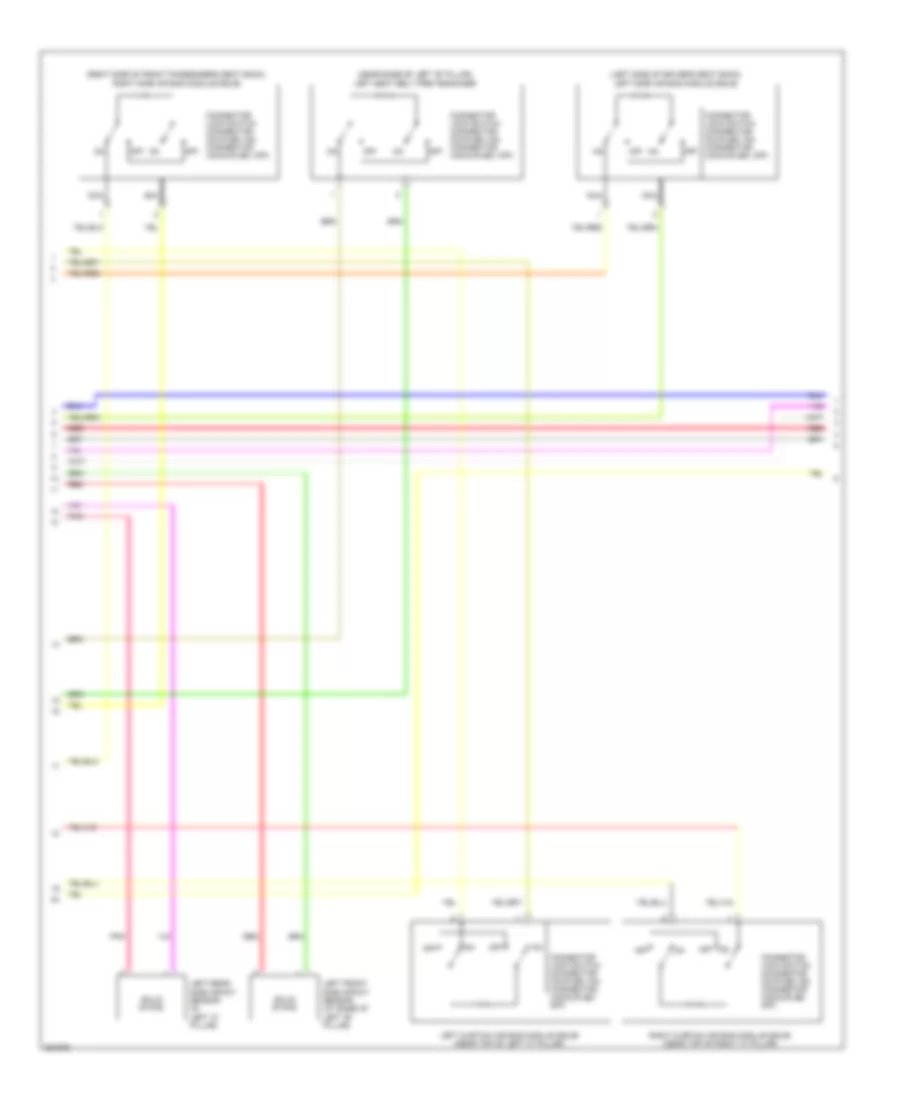 Supplemental Restraints Wiring Diagram (2 of 4) for Mitsubishi Outlander Sport ES 2012