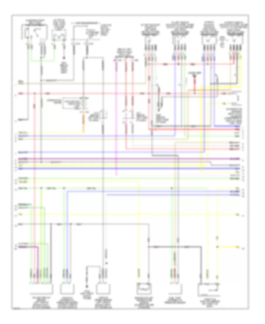 3.0L, Engine Performance Wiring Diagrams, with MT (2 of 3) for Mitsubishi Eclipse RS 2000
