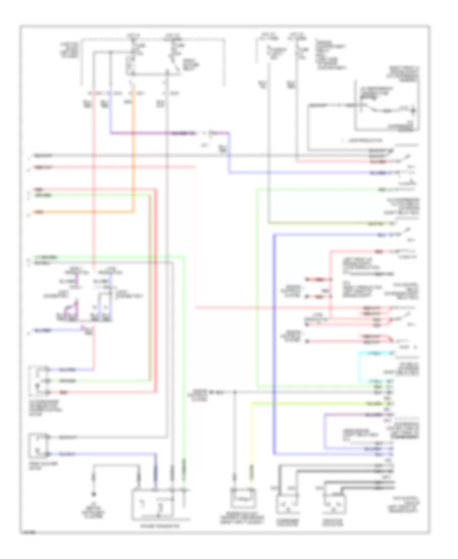 Manual A C Wiring Diagram 2 of 2 for Mitsubishi Endeavor Limited 2004