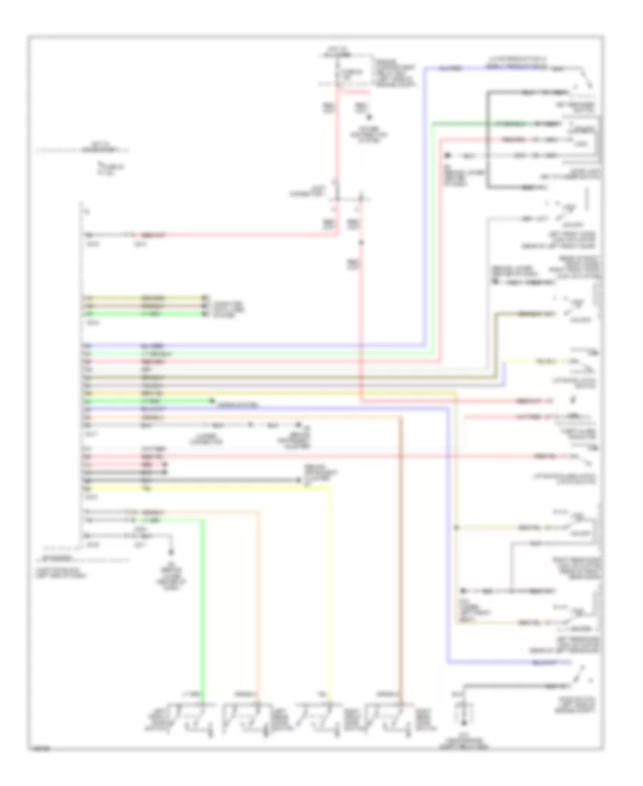 Forced Entry Wiring Diagram for Mitsubishi Endeavor Limited 2004