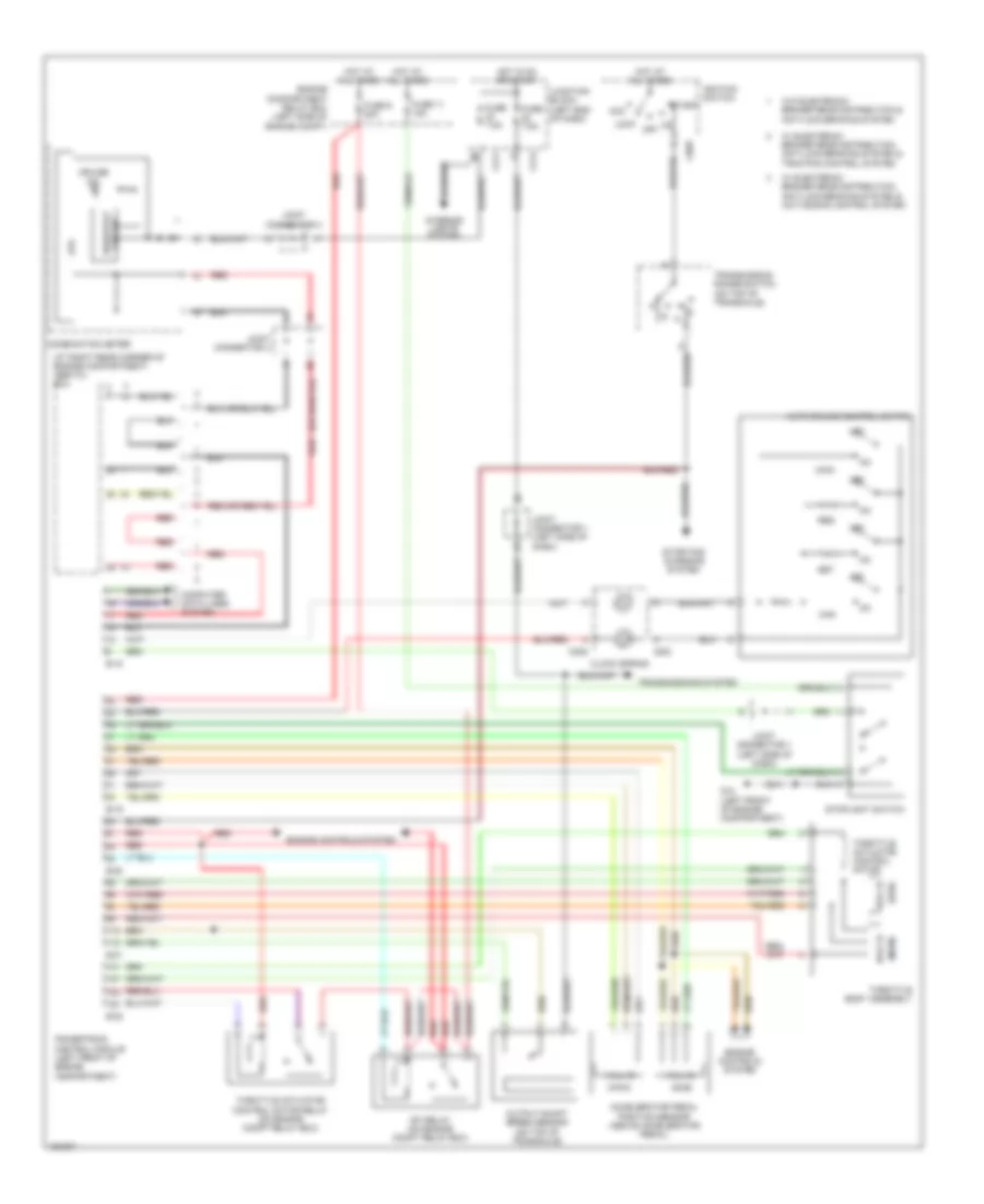 Cruise Control Wiring Diagram for Mitsubishi Endeavor Limited 2004