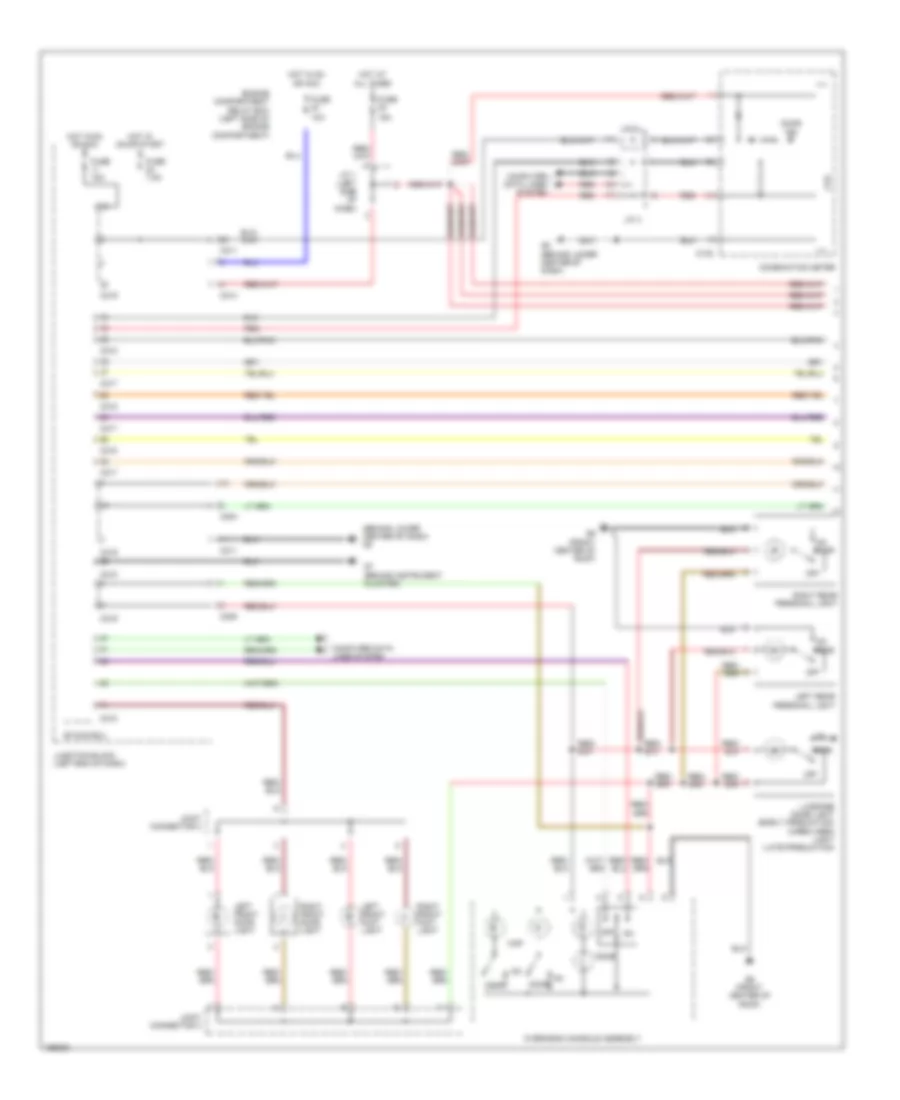 Courtesy Lamps Wiring Diagram 1 of 2 for Mitsubishi Endeavor Limited 2004