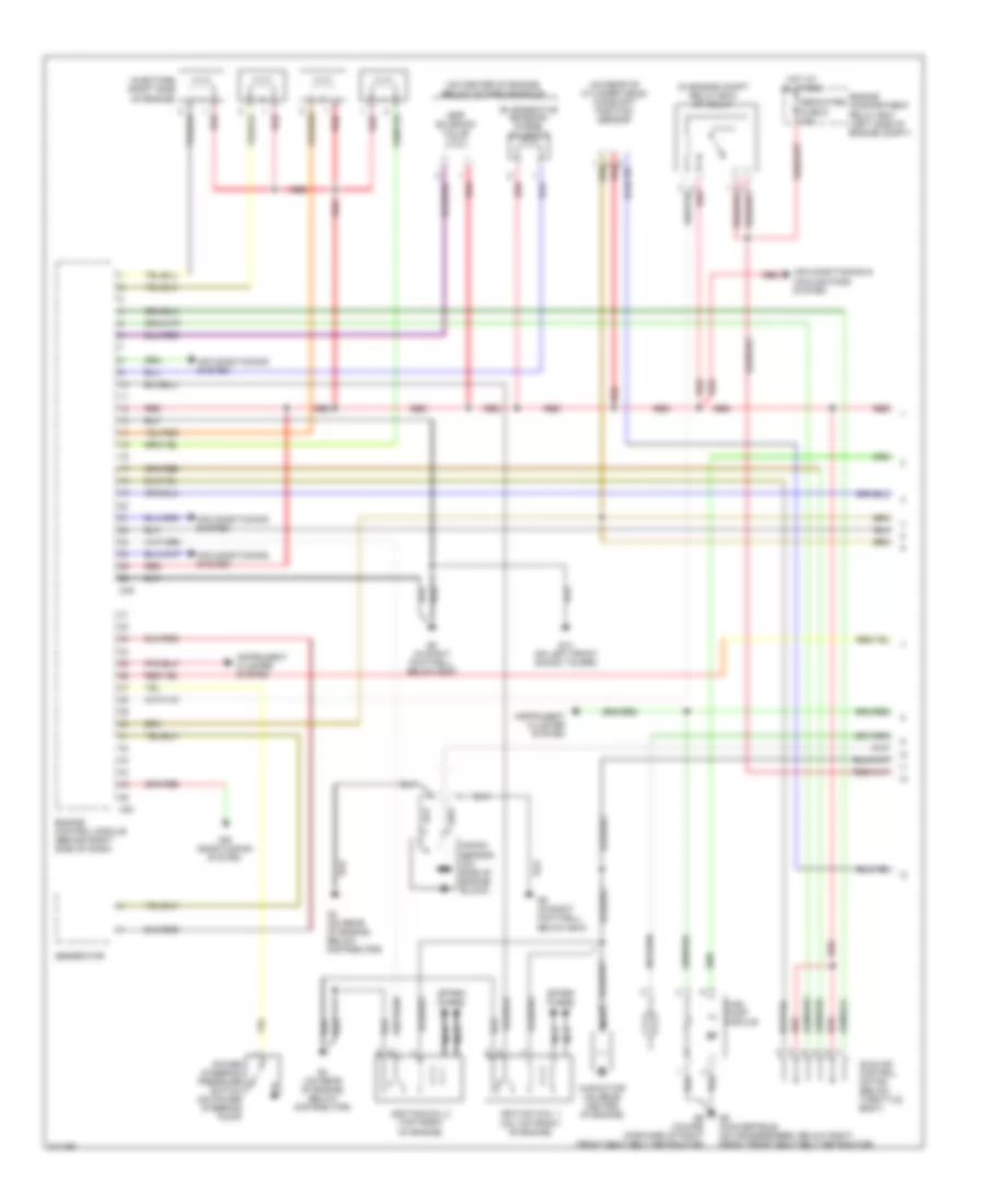 2 4L Engine Performance Wiring Diagram with M T 1 of 2 for Mitsubishi Eclipse Spyder GS 2005