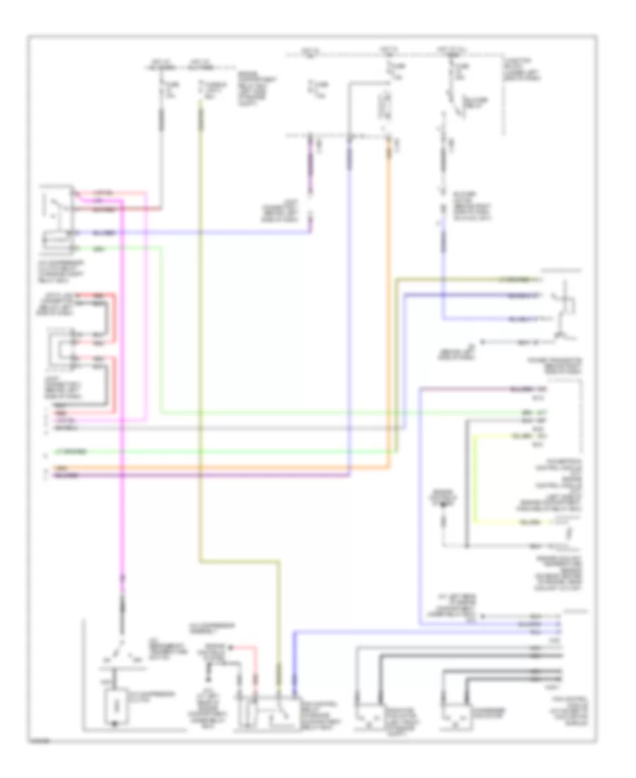 Automatic A C Wiring Diagram 2 of 2 for Mitsubishi Eclipse GS 2009