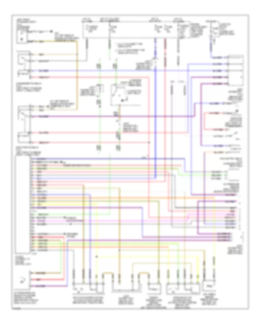 Manual A C Wiring Diagram 1 of 2 for Mitsubishi Eclipse GS 2009