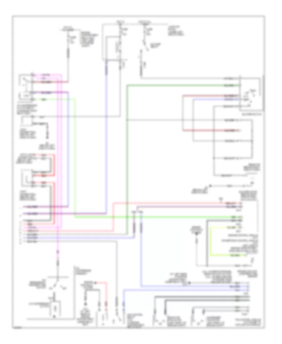 Manual A C Wiring Diagram 2 of 2 for Mitsubishi Eclipse GS 2009