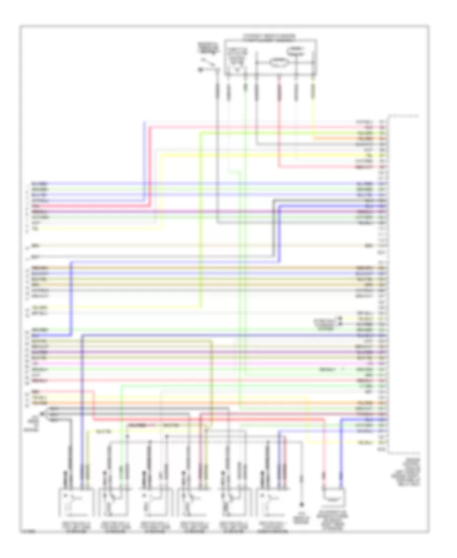 3.8L, Engine Performance Wiring Diagram, MT (4 of 4) for Mitsubishi Eclipse GS 2009