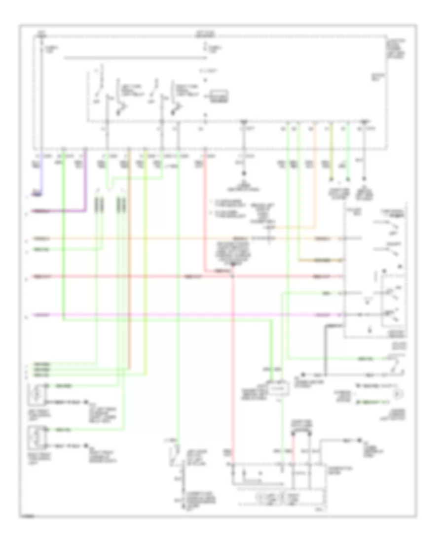 Exterior Lamps Wiring Diagram (2 of 2) for Mitsubishi Eclipse GS 2009