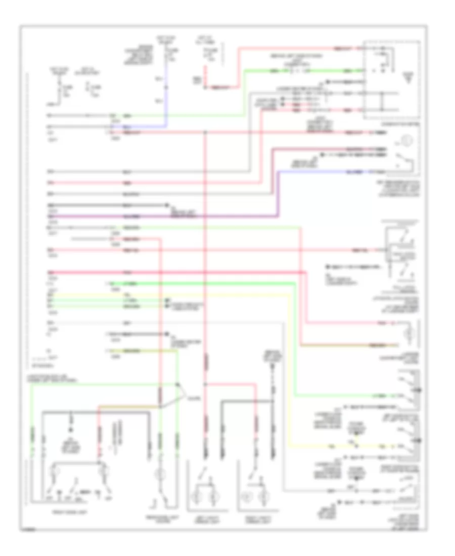 Courtesy Lamps Wiring Diagram for Mitsubishi Eclipse GS 2009