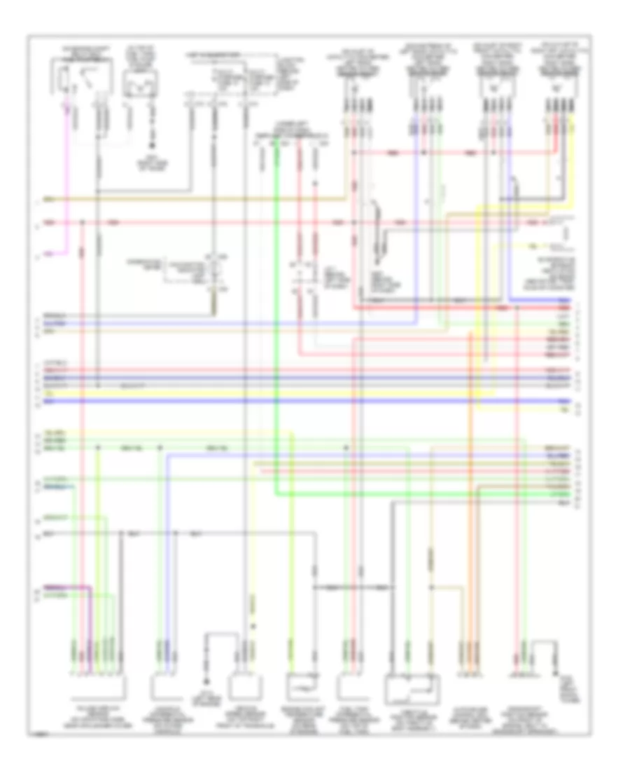 3.0L, Engine Performance Wiring Diagrams, California (2 of 3) for Mitsubishi Galant DE 2000