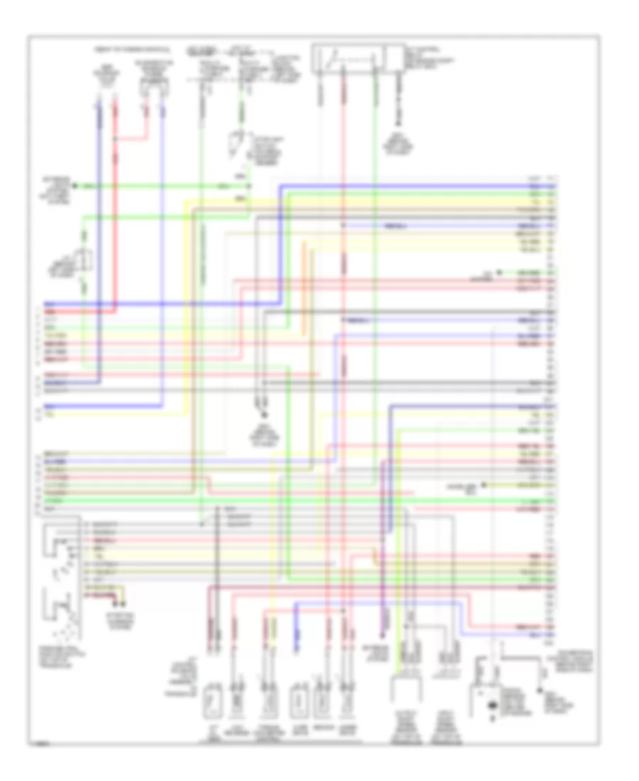 3.0L, Engine Performance Wiring Diagrams, California (3 of 3) for Mitsubishi Galant DE 2000