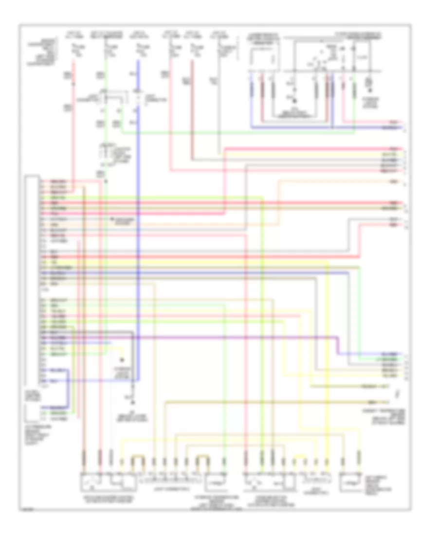 Automatic A C Wiring Diagram 1 of 2 for Mitsubishi Endeavor XLS 2004