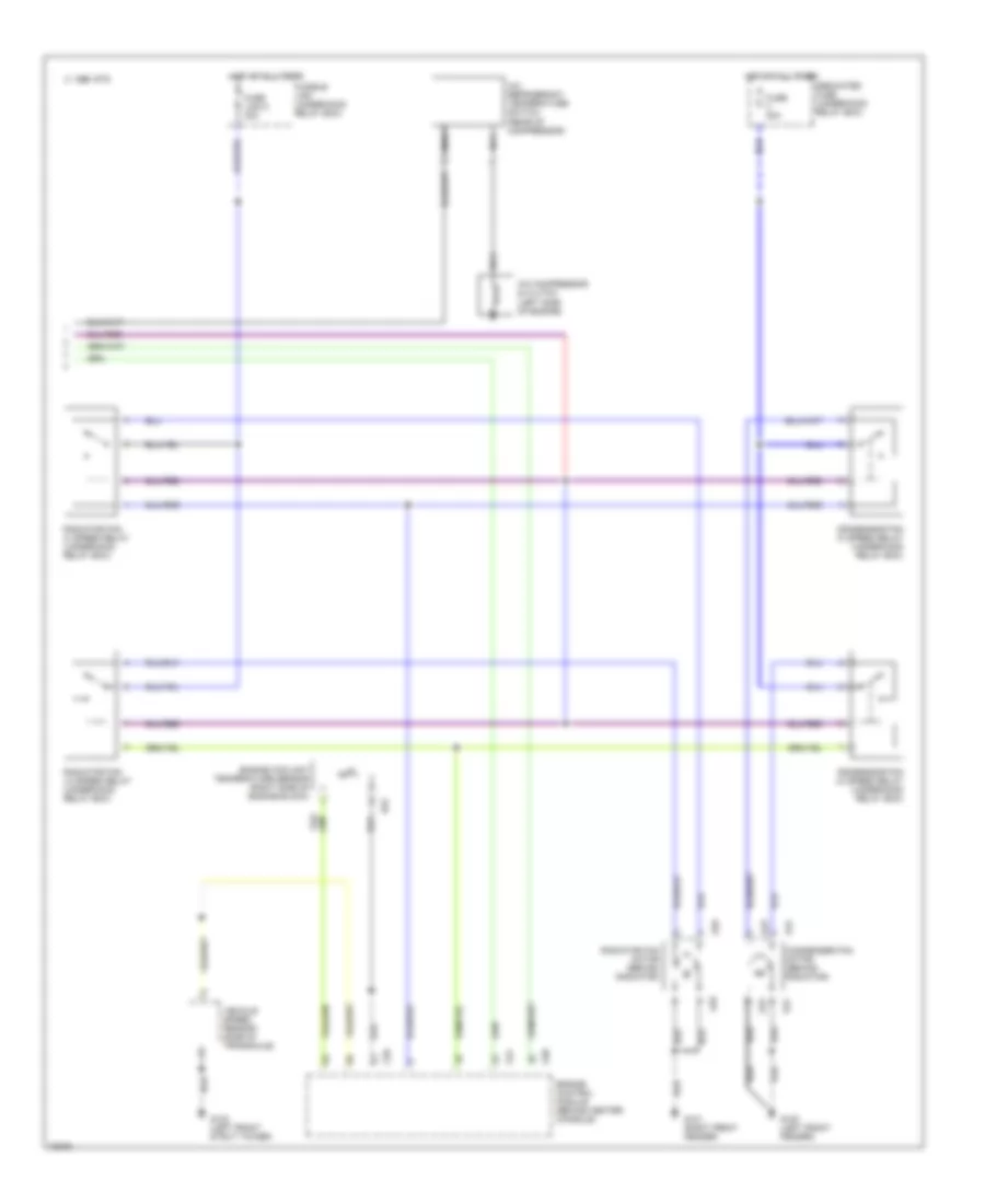 A C Wiring Diagram 2 of 2 for Mitsubishi Galant LS 1995