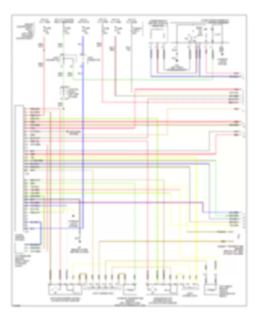 Automatic A C Wiring Diagram 1 of 2 for Mitsubishi Endeavor Limited 2005