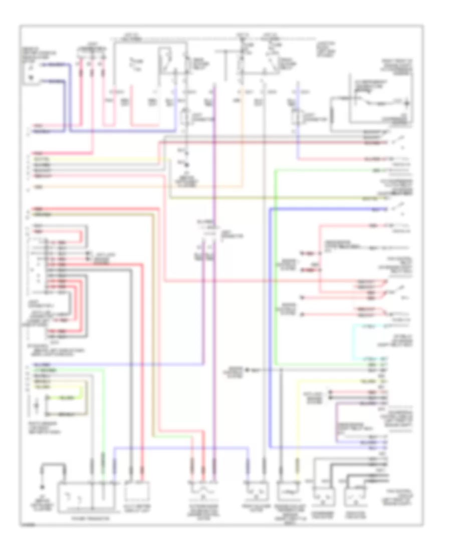 Automatic A C Wiring Diagram 2 of 2 for Mitsubishi Endeavor Limited 2005