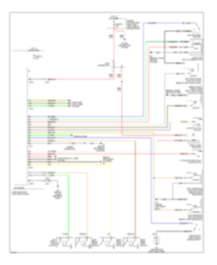 Forced Entry Wiring Diagram for Mitsubishi Endeavor Limited 2005